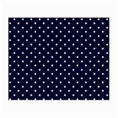 Little  Dots Navy Blue Small Glasses Cloth by snowwhitegirl