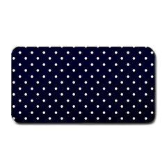 Little  Dots Navy Blue Medium Bar Mats by snowwhitegirl