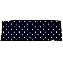 Little  Dots Navy Blue Body Pillow Case Dakimakura (two Sides) by snowwhitegirl