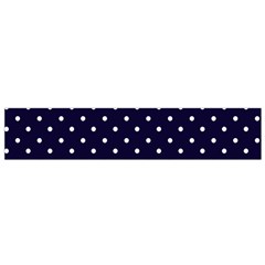 Little  Dots Navy Blue Small Flano Scarf by snowwhitegirl