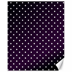 Little  Dots Purple Canvas 16  X 20  by snowwhitegirl