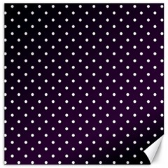 Little  Dots Purple Canvas 20  X 20 