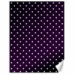 Little  Dots Purple Canvas 18  X 24 