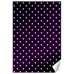 Little  Dots Purple Canvas 20  X 30  by snowwhitegirl