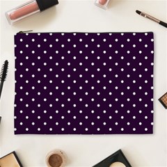 Little  Dots Purple Cosmetic Bag (xl) by snowwhitegirl