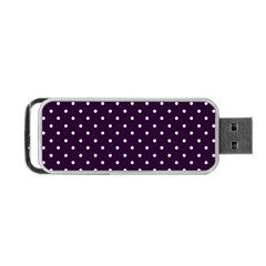 Little  Dots Purple Portable Usb Flash (one Side) by snowwhitegirl