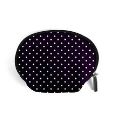 Little  Dots Purple Accessory Pouch (small) by snowwhitegirl