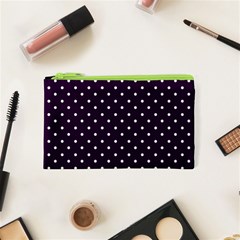 Little  Dots Purple Cosmetic Bag (xs) by snowwhitegirl