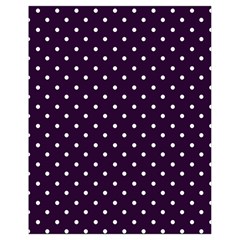 Little  Dots Purple Drawstring Bag (small)