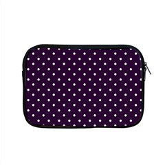 Little  Dots Purple Apple Macbook Pro 15  Zipper Case by snowwhitegirl