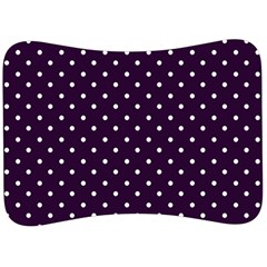 Little  Dots Purple Velour Seat Head Rest Cushion