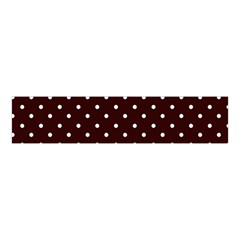 Little  Dots Maroon Velvet Scrunchie by snowwhitegirl