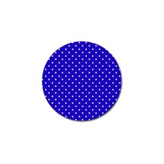 Little  Dots Royal Blue Golf Ball Marker by snowwhitegirl