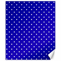 Little  Dots Royal Blue Canvas 20  X 24 