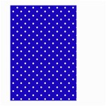 Little  Dots Royal Blue Small Garden Flag (Two Sides) Front