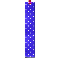 Little  Dots Royal Blue Large Book Marks by snowwhitegirl