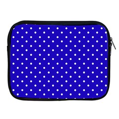 Little  Dots Royal Blue Apple Ipad 2/3/4 Zipper Cases by snowwhitegirl