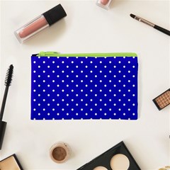 Little  Dots Royal Blue Cosmetic Bag (xs) by snowwhitegirl