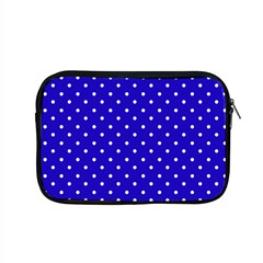 Little  Dots Royal Blue Apple Macbook Pro 15  Zipper Case by snowwhitegirl