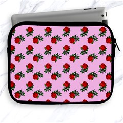 Red Roses Pink Apple Ipad 2/3/4 Zipper Cases by snowwhitegirl