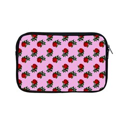 Red Roses Pink Apple Macbook Pro 13  Zipper Case by snowwhitegirl