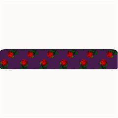 Red Roses Purple Small Bar Mats by snowwhitegirl