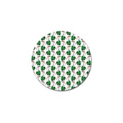 Flamingo Leaf Patttern Golf Ball Marker (4 Pack) by snowwhitegirl