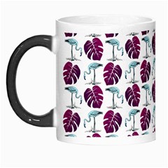 Flamingo Leaf Patttern Blue Morph Mugs by snowwhitegirl