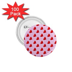 Kawai Hearts 1 75  Buttons (100 Pack) 