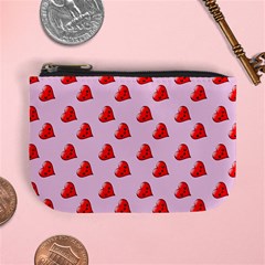 Kawai Hearts Mini Coin Purse by snowwhitegirl