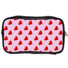 Kawai Hearts Toiletries Bag (two Sides) by snowwhitegirl