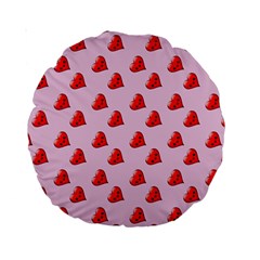 Kawai Hearts Standard 15  Premium Round Cushions by snowwhitegirl