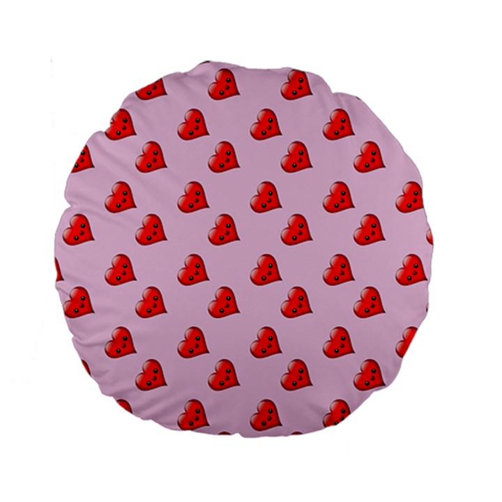 Kawai Hearts Standard 15  Premium Round Cushions