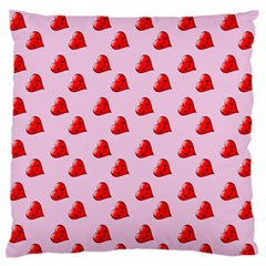 Kawai Hearts Standard Flano Cushion Case (one Side)