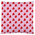 Kawai Hearts Large Flano Cushion Case (Two Sides) Front