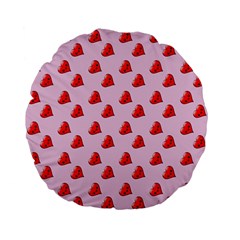 Kawai Hearts Standard 15  Premium Flano Round Cushions by snowwhitegirl