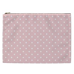 Little  Dots Pink Cosmetic Bag (xxl)