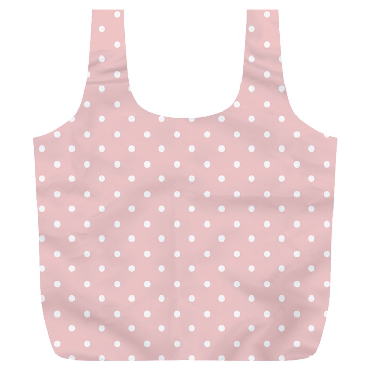 Little  Dots Pink Full Print Recycle Bag (XL)