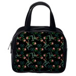 Vintage Jester Floral Pattern Classic Handbag (Two Sides) Back