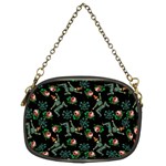 Vintage Jester Floral Pattern Chain Purse (Two Sides) Front