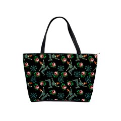 Vintage Jester Floral Pattern Classic Shoulder Handbag by snowwhitegirl