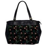 Vintage Jester Floral Pattern Oversize Office Handbag Front