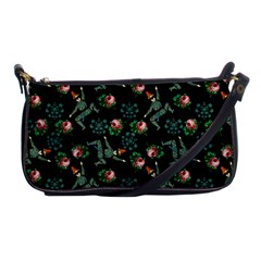 Vintage Jester Floral Pattern Shoulder Clutch Bag by snowwhitegirl