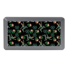 Vintage Jester Floral Pattern Memory Card Reader (mini) by snowwhitegirl