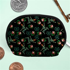 Vintage Jester Floral Pattern Accessory Pouch (medium) by snowwhitegirl