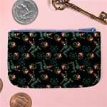 Vintage Jester Floral Pattern Large Coin Purse Back