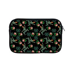 Vintage Jester Floral Pattern Apple Macbook Pro 13  Zipper Case by snowwhitegirl