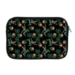 Vintage Jester Floral Pattern Apple MacBook Pro 17  Zipper Case Front