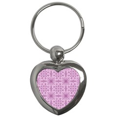 Ornamental Pink Key Chains (Heart) 