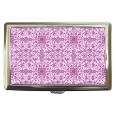 Ornamental Pink Cigarette Money Case